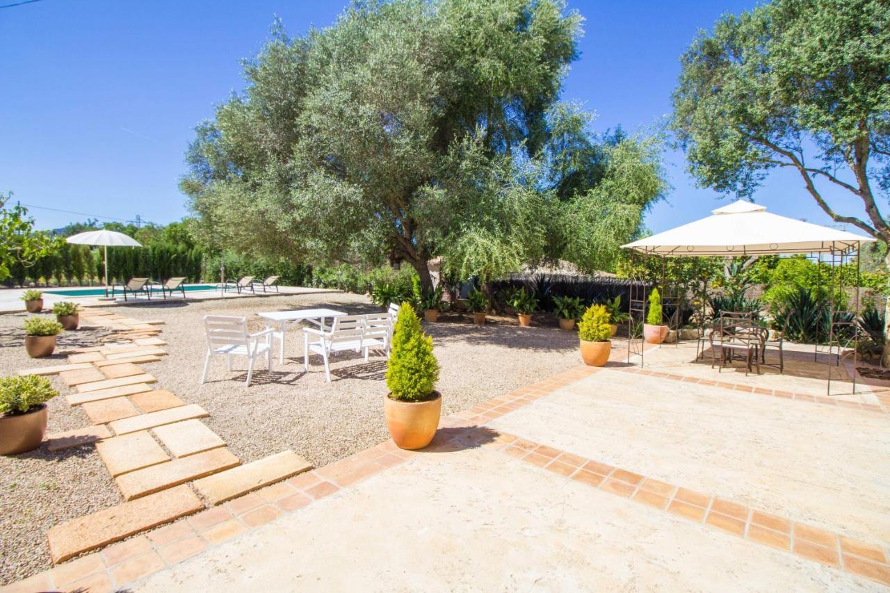 Preciosa Finca Rustica Con A/C Y Piscina Exclusiva Algaida  Exterior foto